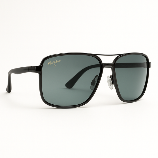 Maui Jim Black Aviator Sunglasses – Polarized