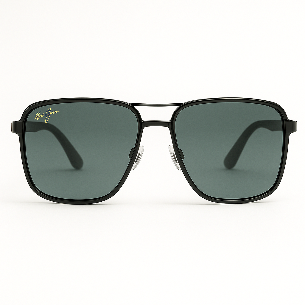 Maui Jim Black Aviator Sunglasses – Polarized