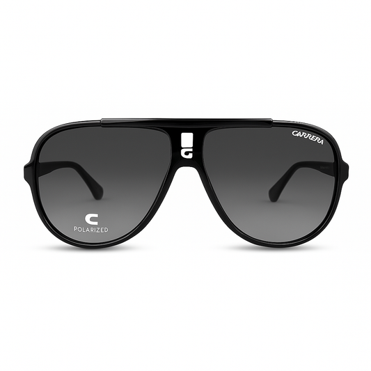Carrera Polarized Aviator – Matte Black Edition
