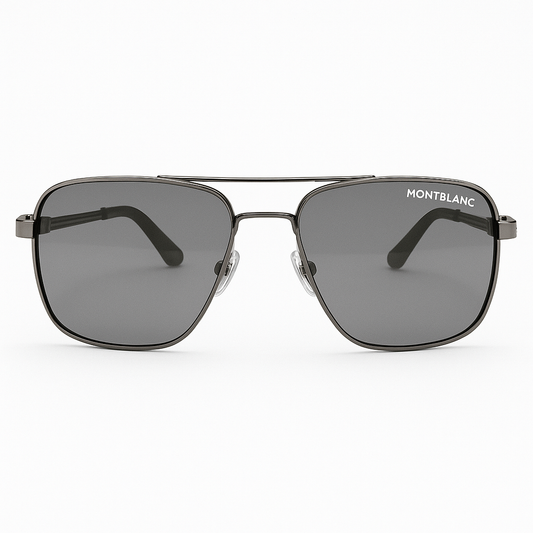 Montblanc Aviator Sunglasses – Gunmetal/Black